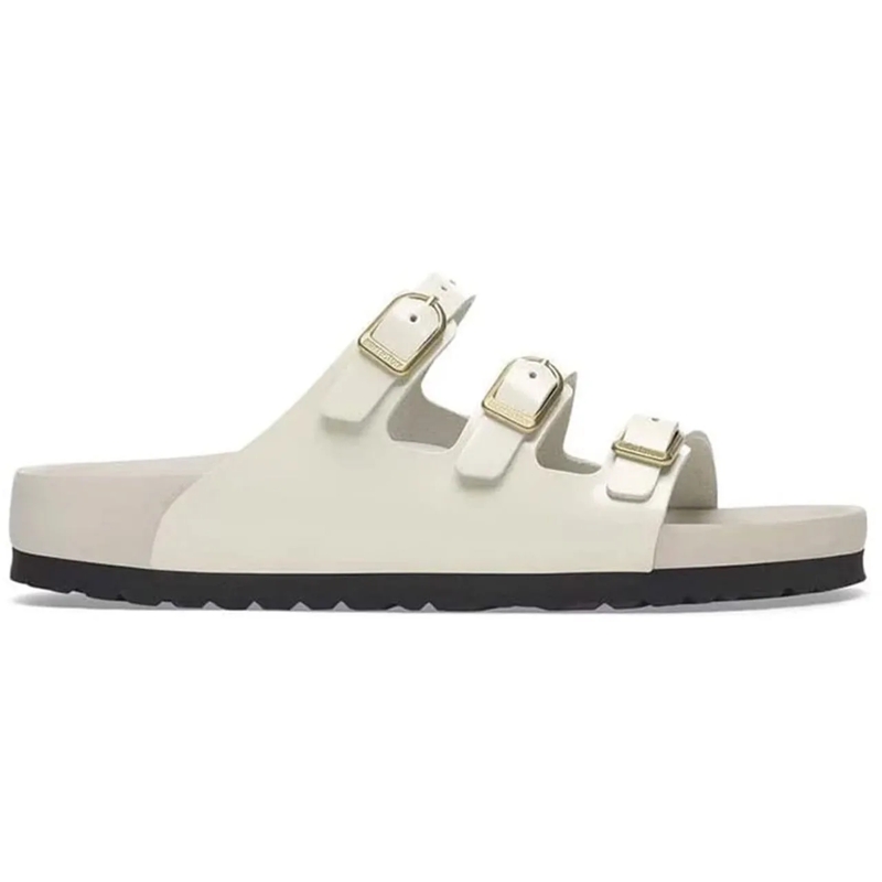 Birkenstock Sandalen Sandals Shine Ecru mehrfarbig