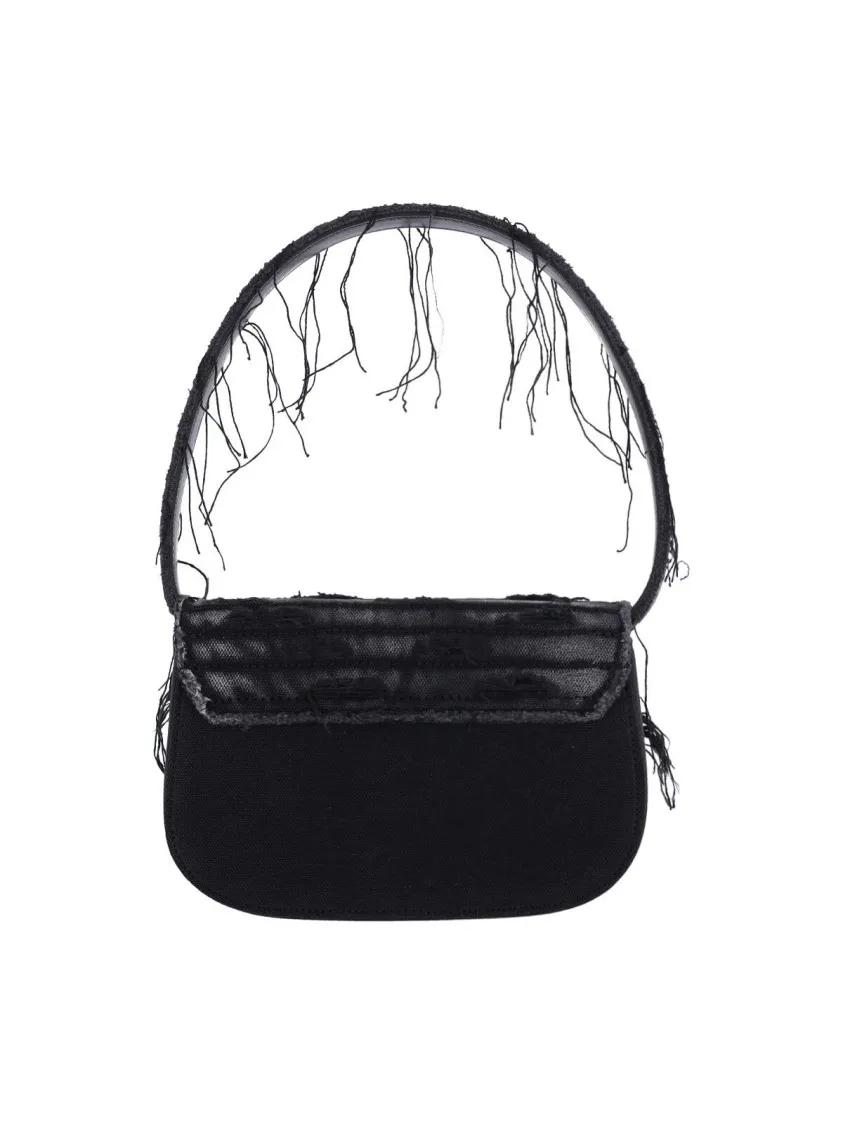 Diesel Hobo bags "1Dr" Shoulder Bag – Black in zwart