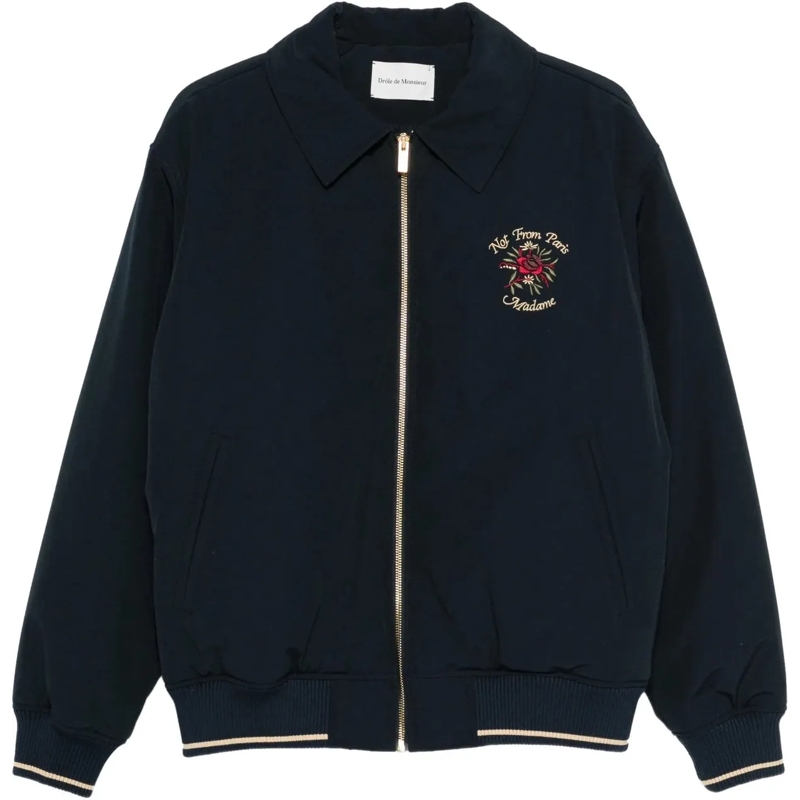 Drôle De Monsieur Daunenjacke Jackets Blue blau