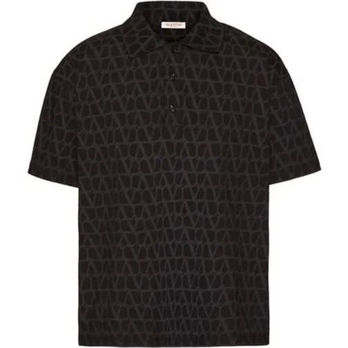 Valentino T-shirts Valentino Garavani Toile Iconographe Polos schwarz