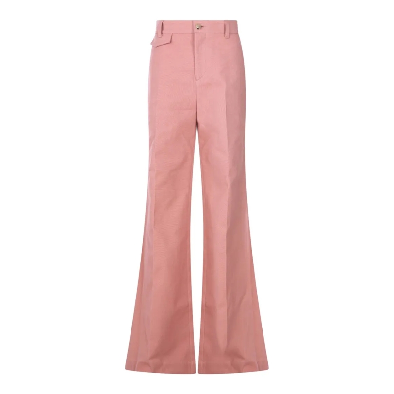 Chloé  Pink Cotton Pants Pink