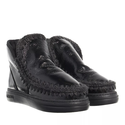 Mou Eskimo Sneaker Bold Patent Black Winter Boot