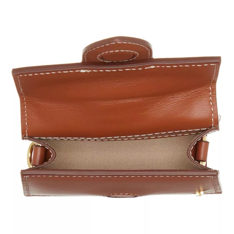 Jacquemus Micro sac Le petit Bambino Mini flap bag Brown(Image 5)