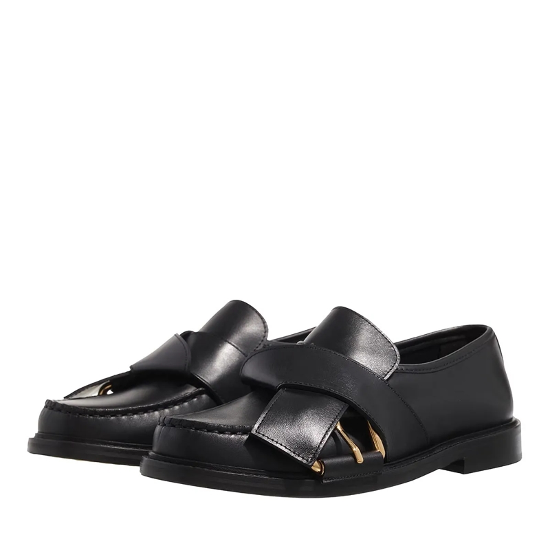 Moschino Mocassin Belted Up Nero(Image 3)