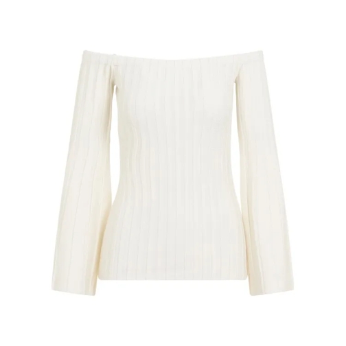 Gabriela Hearst Ivory White Virgin Wool Nelson Sweater White Trui