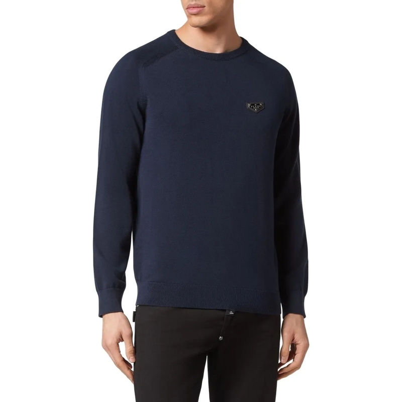 Philipp Plein Sweatshirt Rundhalspullover schwarz(Image 2)