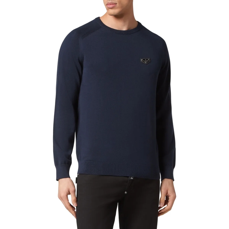 Philipp Plein Sweatshirt Rundhalspullover schwarz(Image 3)