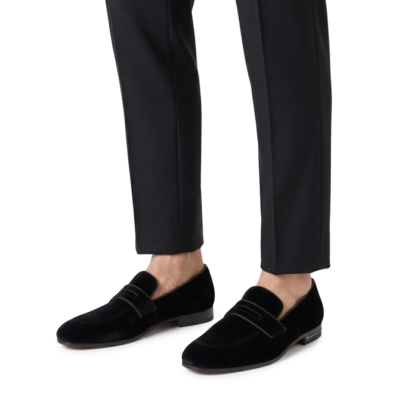 Tom Ford Loafer Loafer aus Samt schwarz(Image 2)