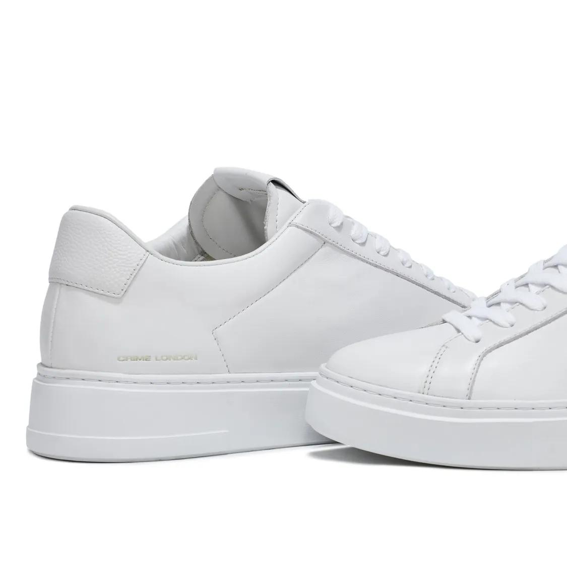 Thumbnail - CRIME LONDON Low-Top Sneaker - Extralight Sneakers In Soft White Leather - Gr. 45 (EU) - in Weiß - für Damen