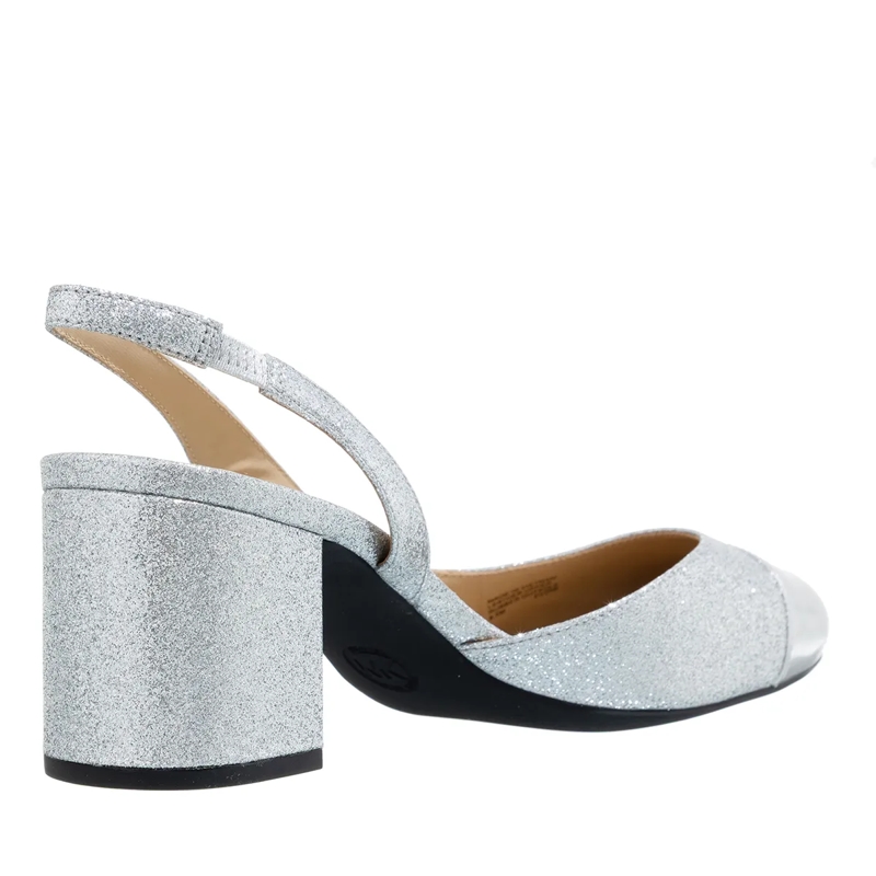 MICHAEL Michael Kors Pumps Perla Flex Sling Pump Silver(Image 4)