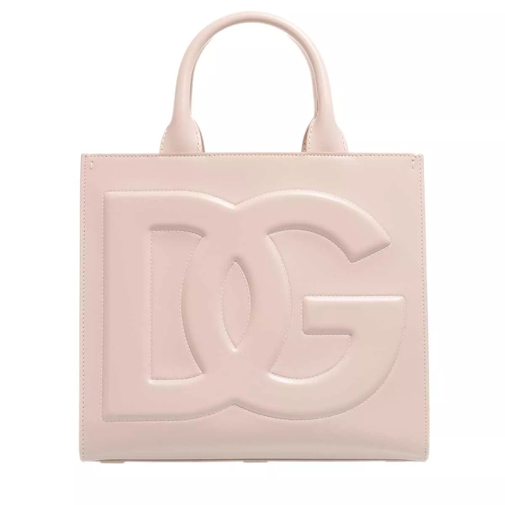 Dolce Gabbana Handbag With Logo Rose Tote