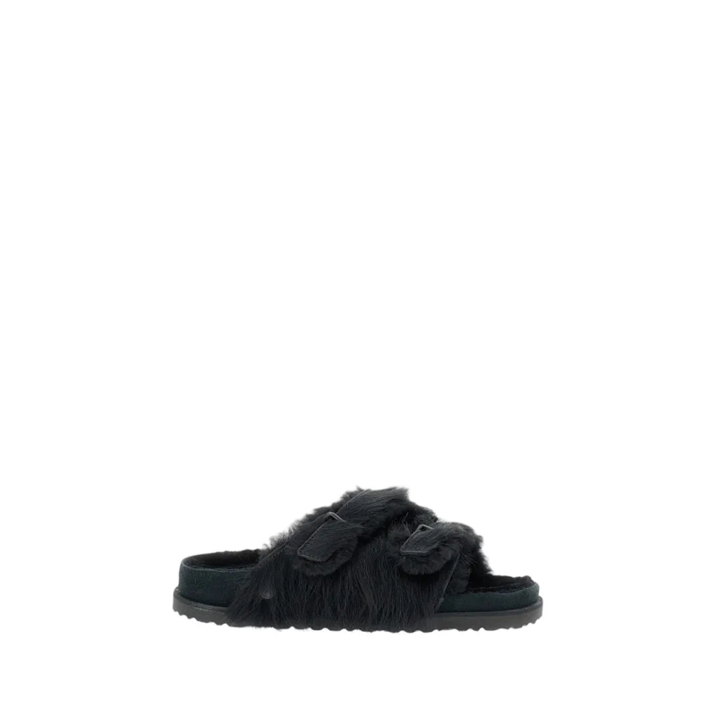 Birkenstock Sandalen Becomes Berlin Zürich Pony Shearling 1774 Black