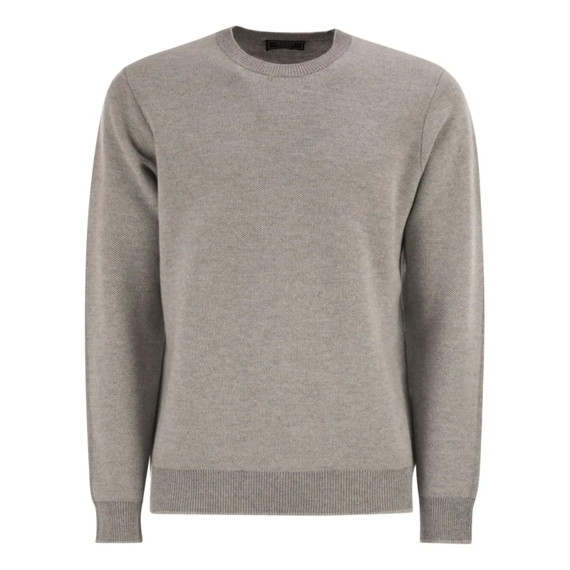 Peserico Pullover Wool And Cashmere Jumper Grey