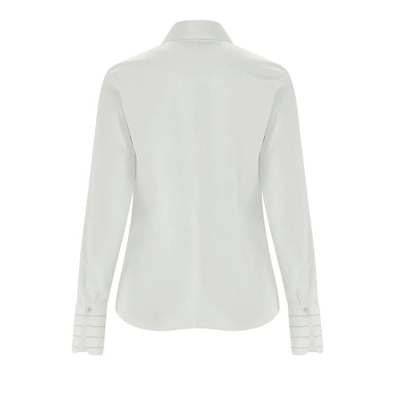VAN LAACK Bluse Bluse Modern Fit Uni weiss (Image 7)