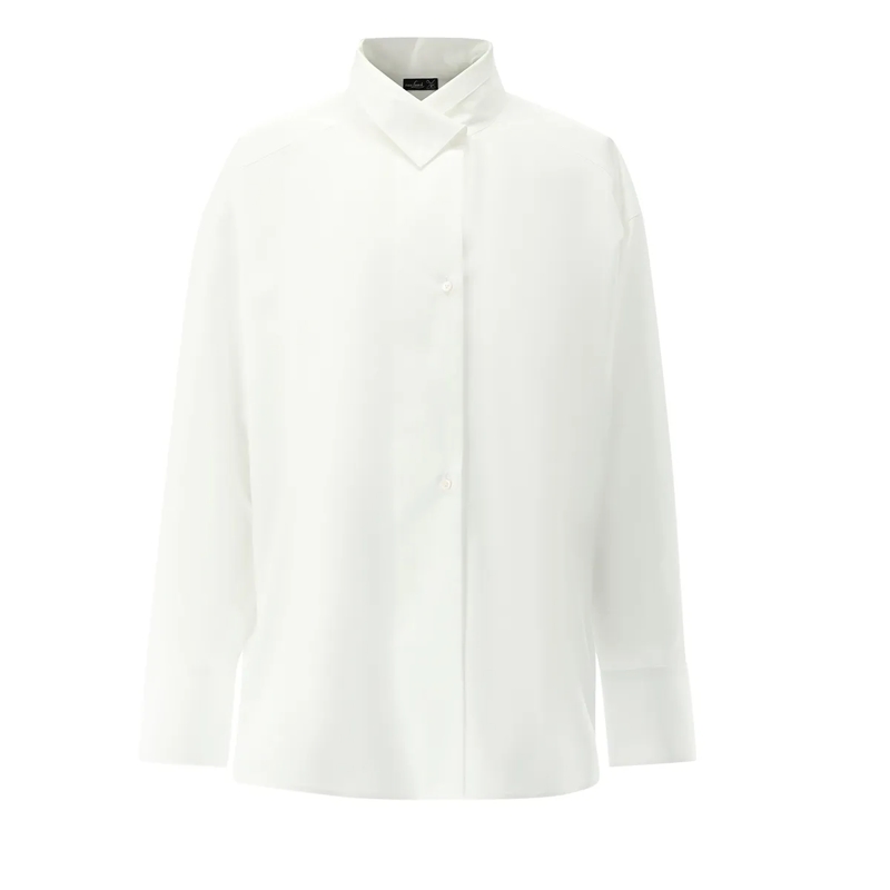 VAN LAACK Bluse Bluse Modern Fit Uni weiss