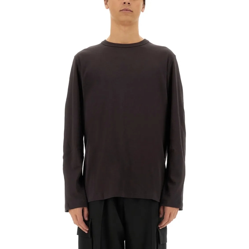Helmut Lang Haut à manches longues Apex T-Shirt Brown