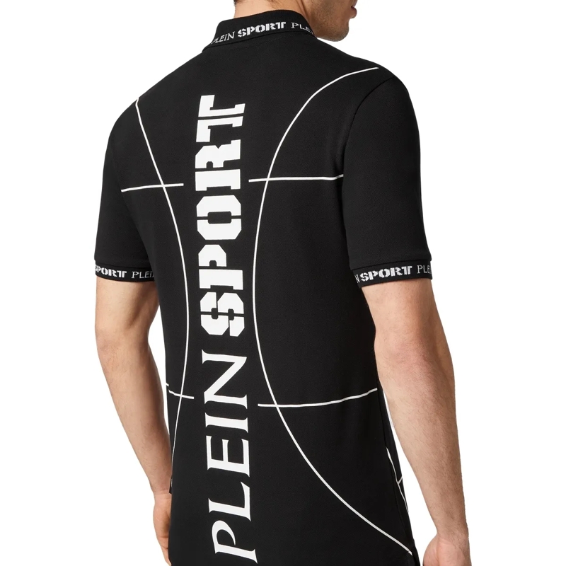 Plein Sport Top Poloshirt Tiger schwarz(Image 2)