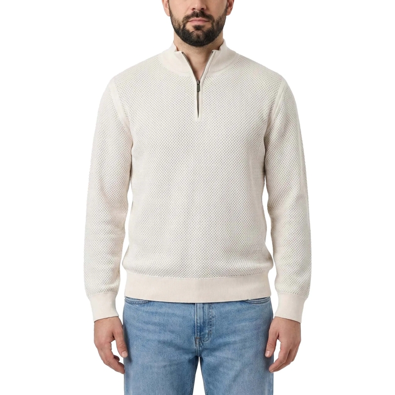 Maurizio Baldassari Vest Troyer aus Woll-Seiden-Mix beige(Image 2)