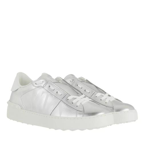 Valentino Garavani Open Sneakers Argento White Low-Top Sneaker