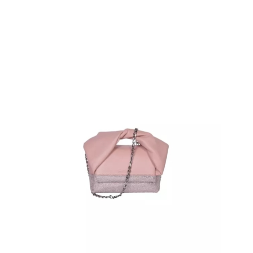 J.W.Anderson Crystal Leather Bag Pink Cross body-väskor