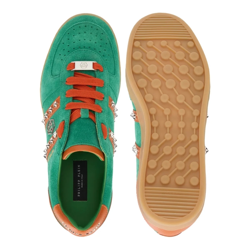Philipp Plein Low-Top-Sneaker Elegante Einzigartigkeit für Ihre Freizeit mit die grün(Image 4)