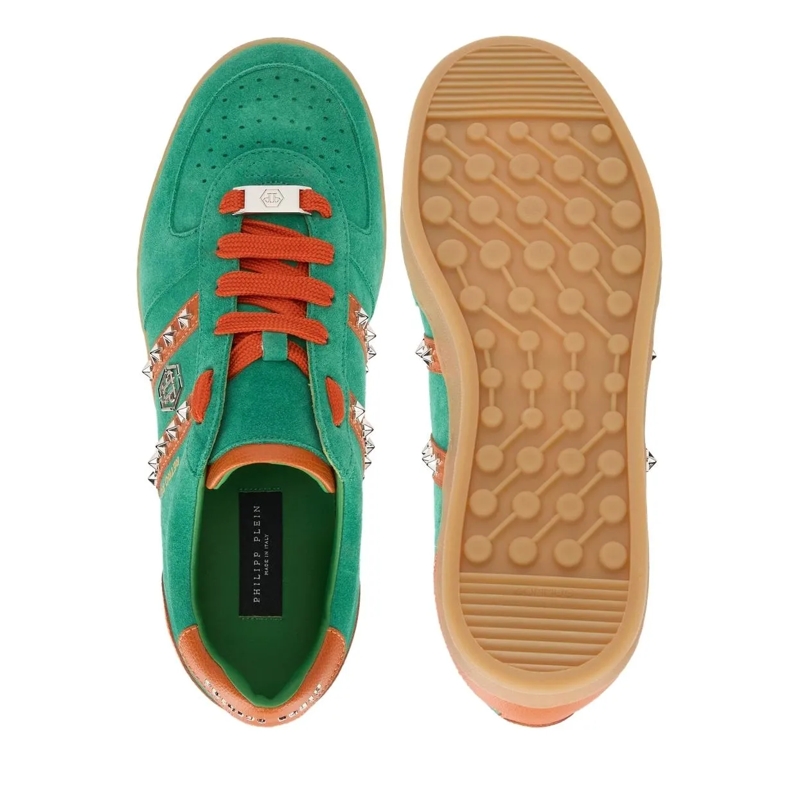 Philipp Plein Low-Top-Sneaker Elegante Einzigartigkeit für Ihre Freizeit mit die grün(Image 4)