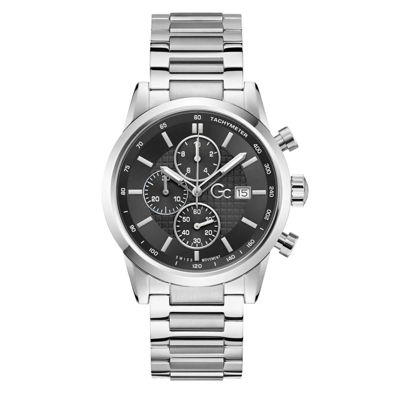 GC Quarzuhr Quarz-Chronographenuhr Gc Gallant silber