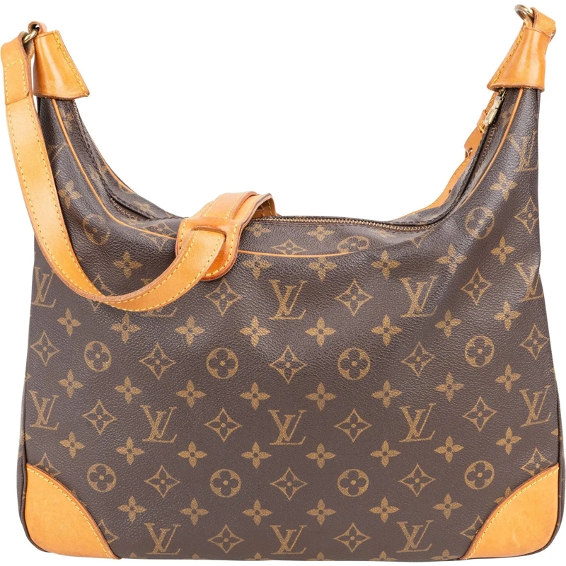 Louis Vuitton Schultertasche Louis Vuitton Canvas Monogram Boulogne Crossbody B braun