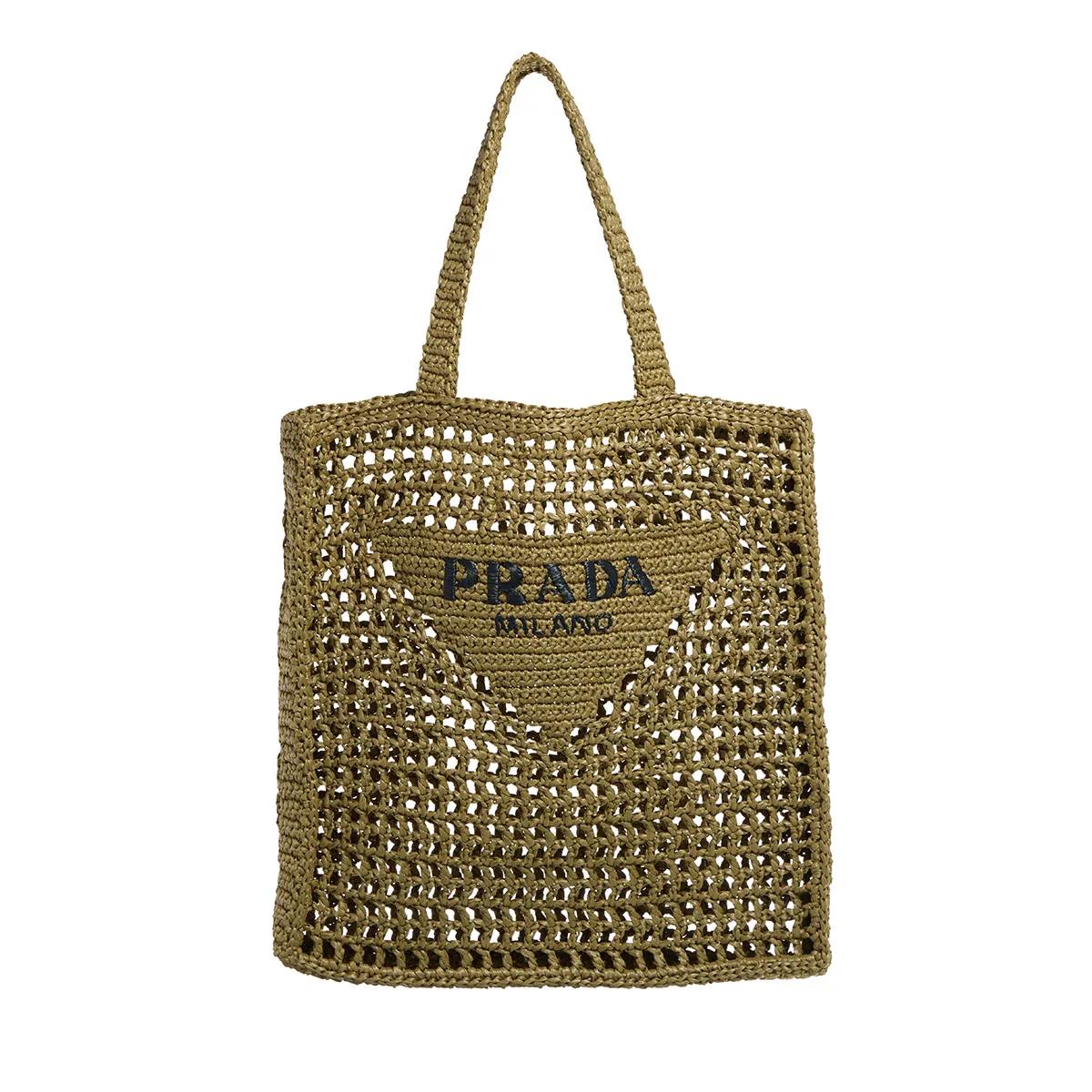 Prada Shopper - Crochet Shopping Bag - Gr. unisize - in Grün - für Damen