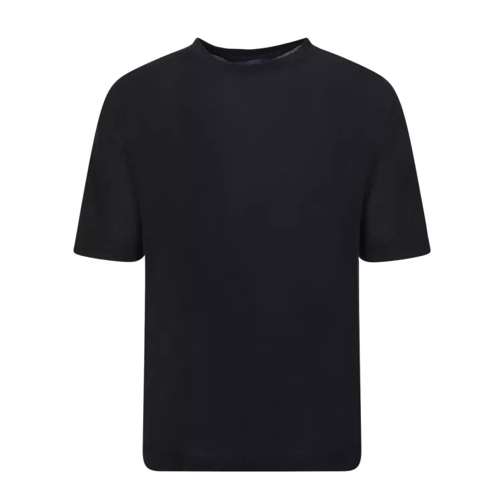 Lardini Black T-Shirt Black T-shirts