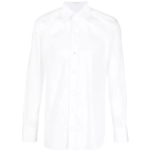 Tom Ford White Slim Fit Poplin Shirt White 