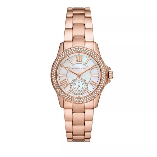 Michael Kors Michael Kors Everest Three-Hand Stainless Steel Watch Rose Gold Quarz-Uhr