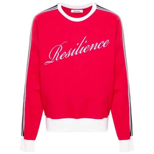 Wales Bonner Truien Sweatshirt With Slogan Red