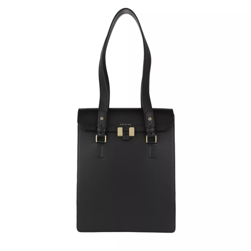Maison Hēroïne Alec Handle Bag 13" Black/Black Lavagna/Gold Sacoche pour ordinateur portable
