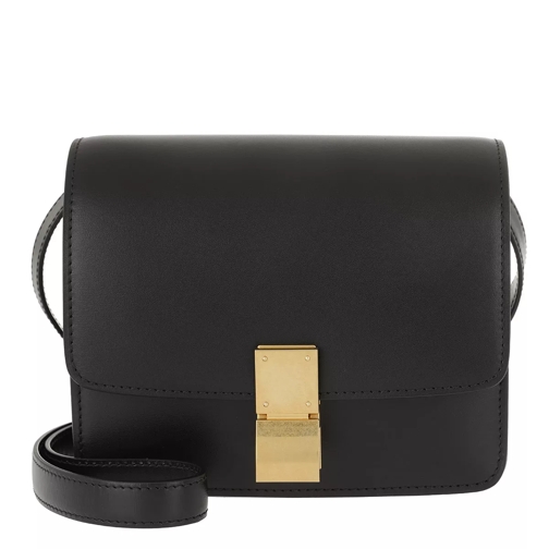 Celine Classic Bag Box Small Leather Black Crossbody Bag