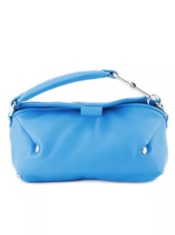 Off-White Shopper - San Diego S Crossbody - Light Blue - Leather - Gr. unisize - in Blau - für Damen