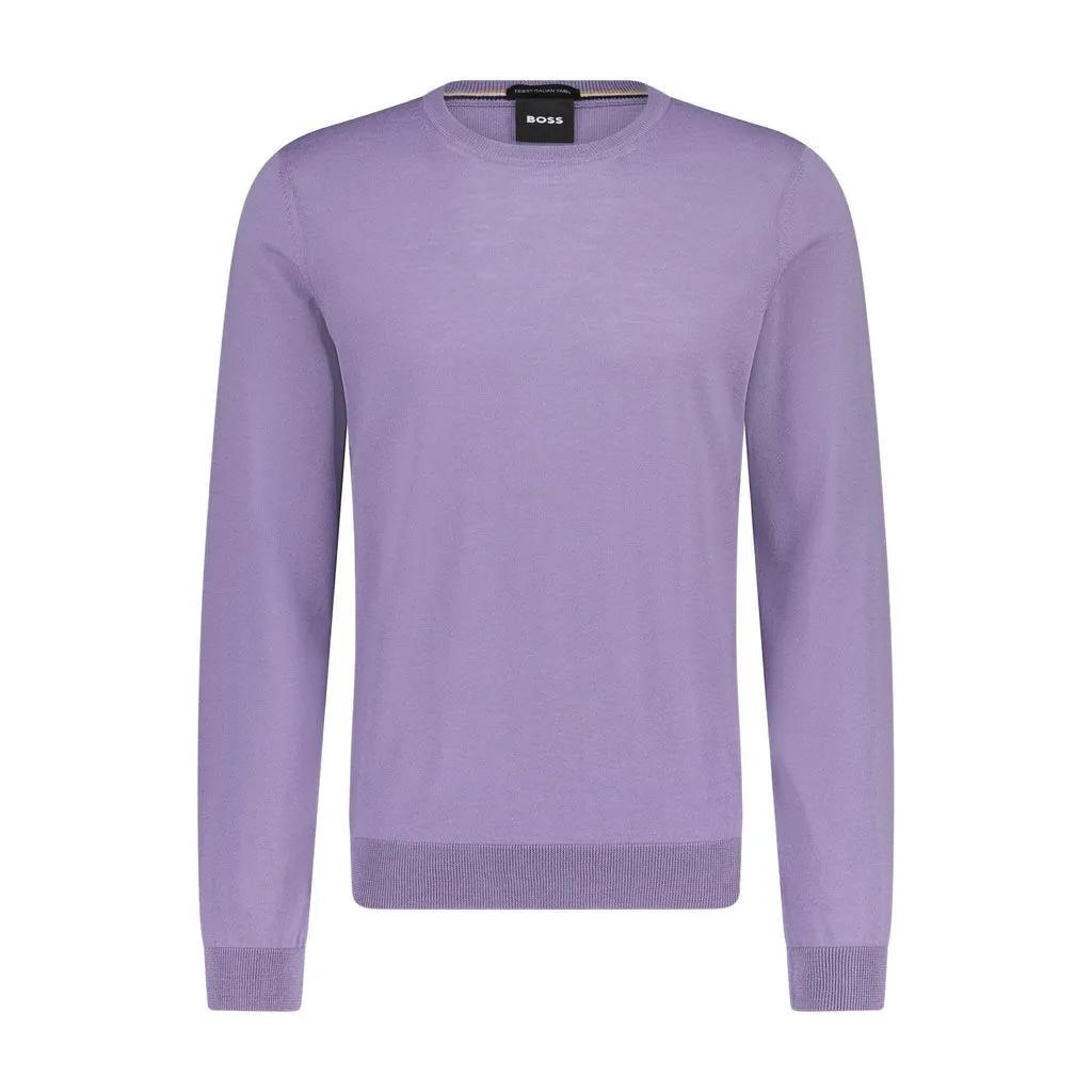 Boss - Pullover Leno aus Schurwolle - Größe 3XL - violett