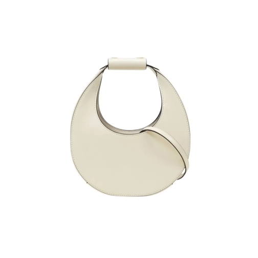 Staud Mini Moon Crossbody - Cream - Leather Neutrals Schultertasche