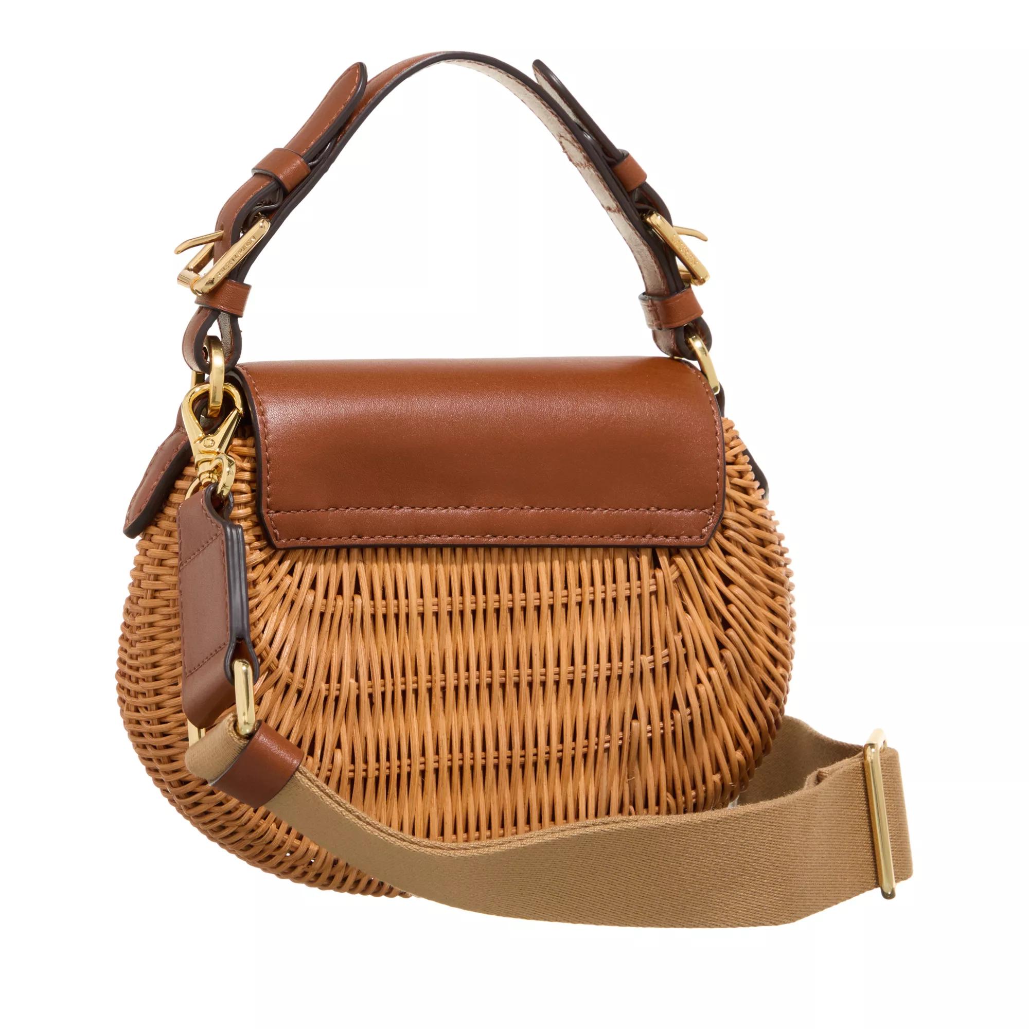 Lauren Ralph Lauren Satchels Tanner Crossbody Medium in bruin