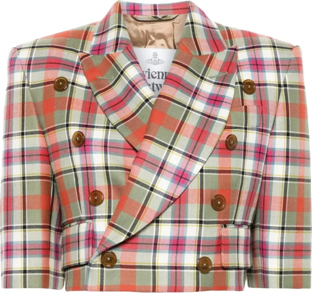 Thumbnail - Vivienne Westwood - Cut Off Jacket - Multi - Größe 44 - bunt