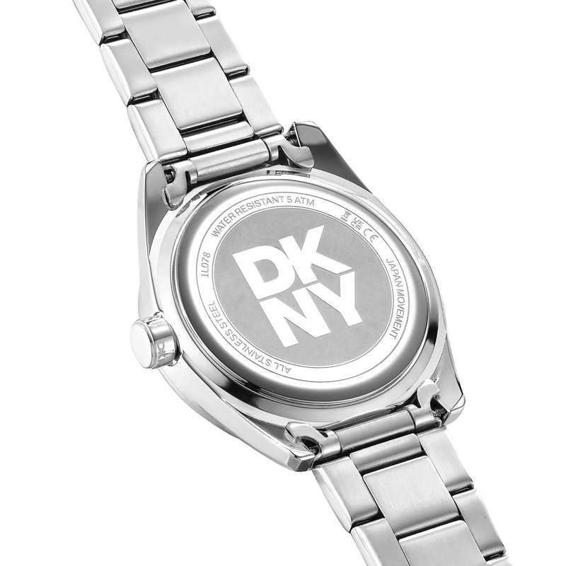 DKNY Automatikuhr Quarzuhr Chambers Multi Glitz silber(Image 4)