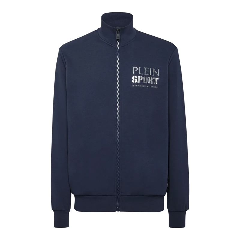 Plein Sport Daunenjacke Sweatjacke Tiger dunkel-blau