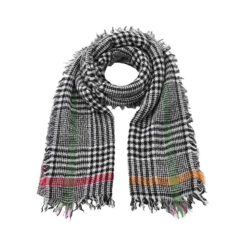 Faliero Sarti Écharpe légère Schal im karierten Design Multicolor