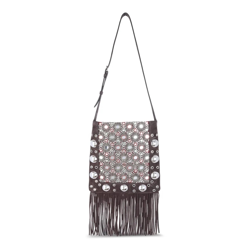 Valentino Garavani Sac à bandoulière Brown Nellcote Shoulder Bag Brown