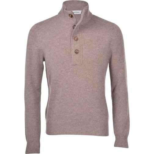 Gran Sasso Pullover Trui zip taupe