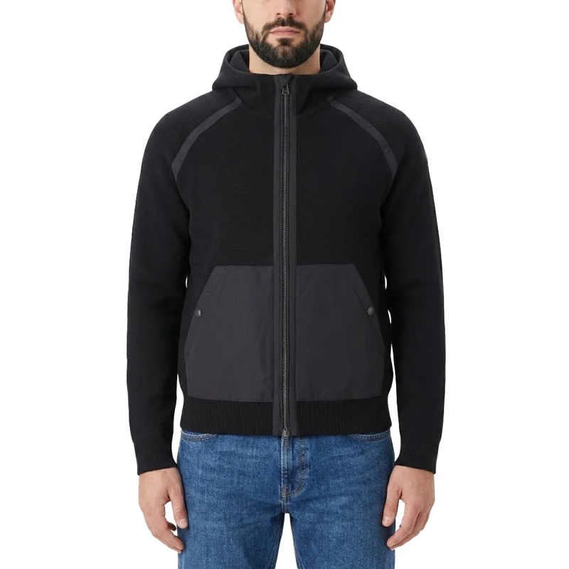 Belstaff Veste de transition Strickjacke mit Logo blau(Image 7)