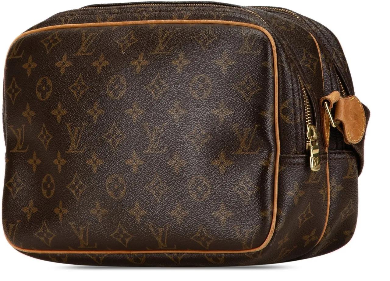 Louis Vuitton Shoppers Monogram Reporter PM in bruin