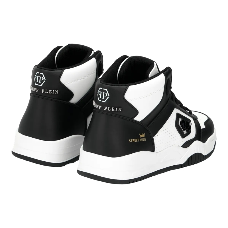 Philipp Plein Low-Top-Sneaker Mid-Top Turnschuhe Street weiss(Image 4)