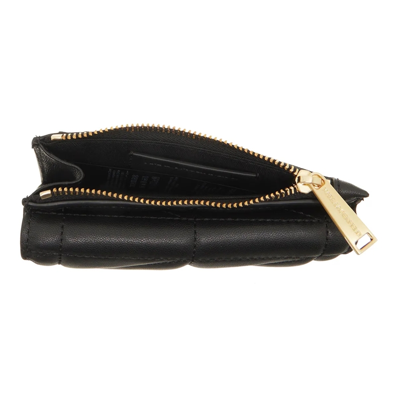 Karl Lagerfeld Porte-cartes K/Kuilt Zip Cardholder W/Flap Black(Image 5)