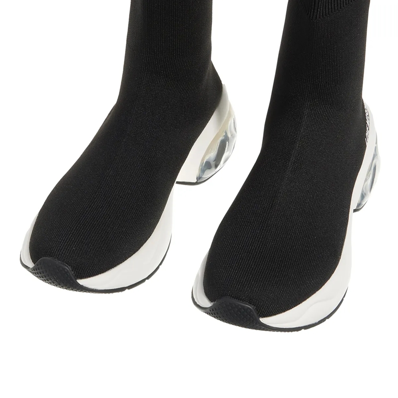 Love Moschino High-Top-Sneaker Crystal Love Sneakers Donna Nero(Image 5)